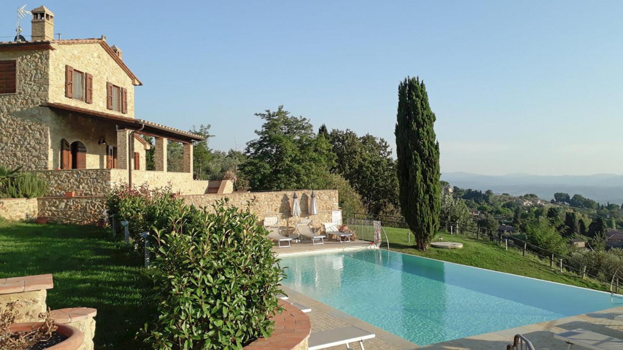 Casale Con Vista Colline Leilighet Volterra Eksteriør bilde